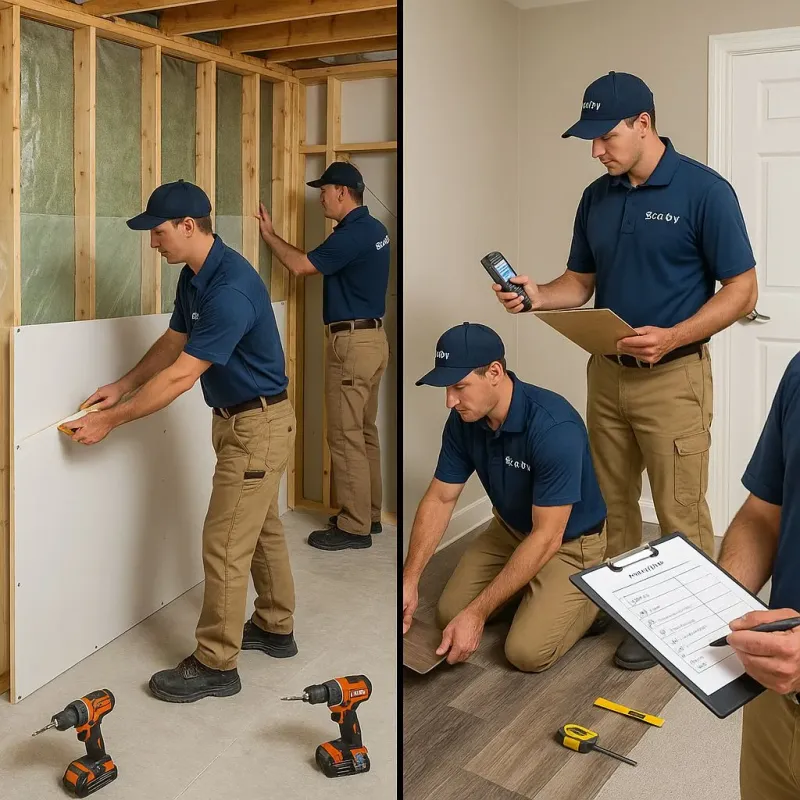 Repairs and Reconstruction process in Fayetteville, WV